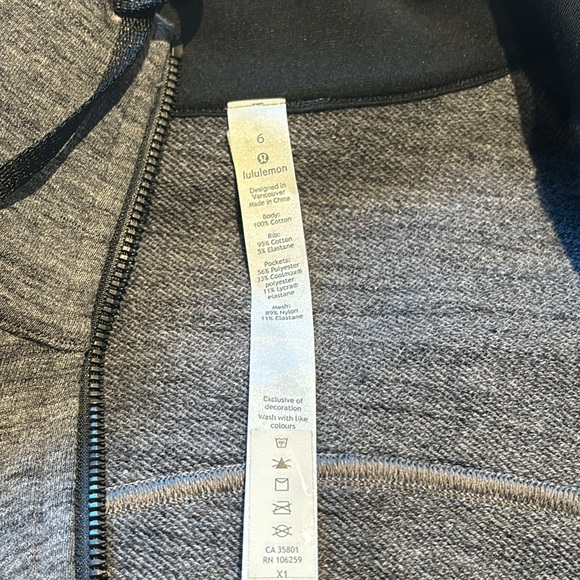 Lululemon zip up never worn size 6 - Picture 6 of 7